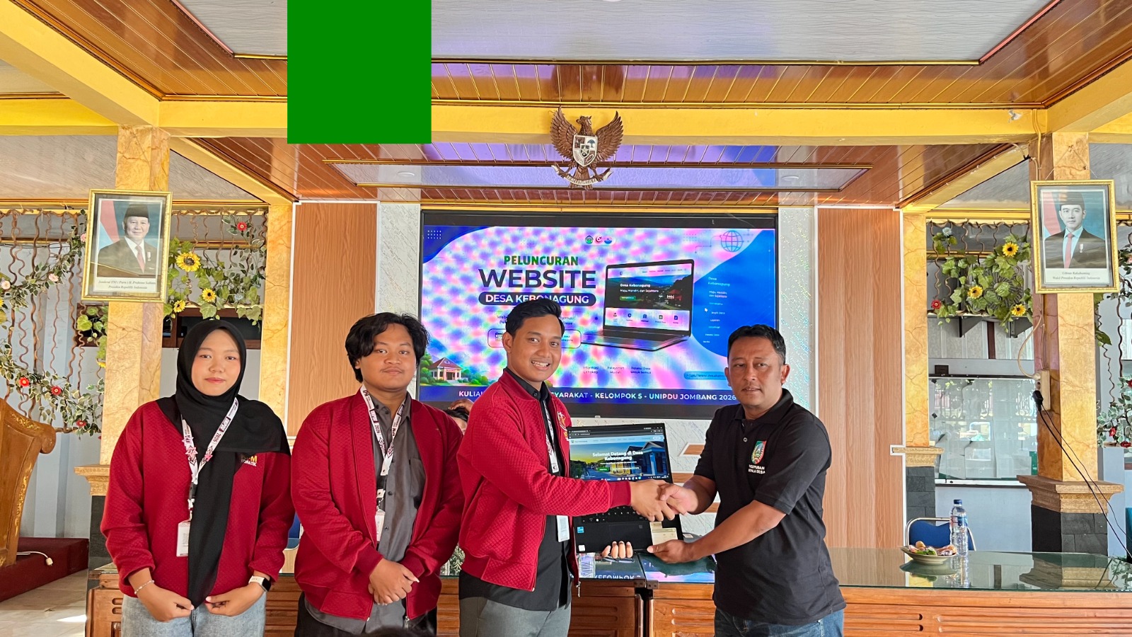 Sukses Luncurkan Website Desa, Mahasiswa KPM 05 Unipdu Dorong Digitalisasi Informasi Kebonagung