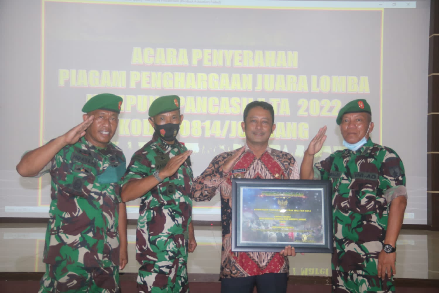 Juara Lomba Kampung Pancasila Desa Kebonagung