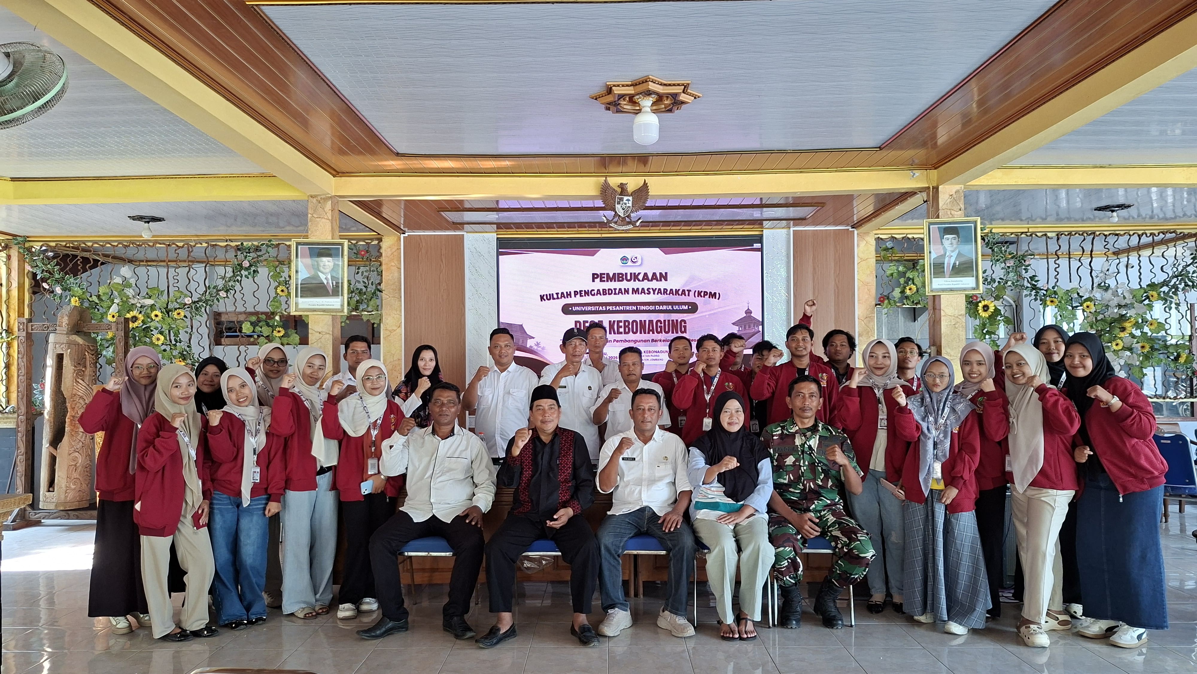 Pembukaan Kuliah Pengabdian Masyarakat Desa Kebonagung, Kelompok 5, Unipdu Jombang 2026